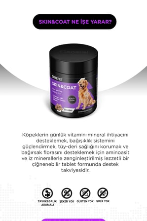Köpek Tüy Sağlığı & Bağışıklık Destek Paketi