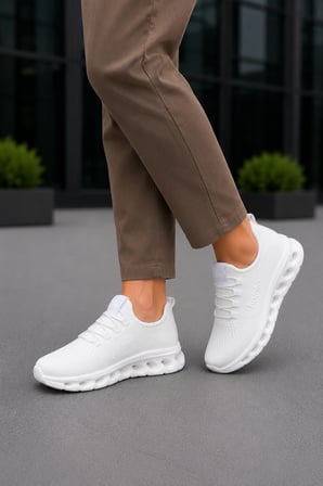 homiro Unisex Triko Sneaker Hafif Taban Günlük Spor Ayakkabı 