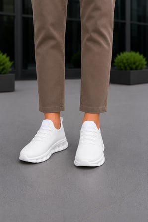 homiro Unisex Triko Sneaker Hafif Taban Günlük Spor Ayakkabı 