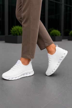 homiro Unisex Triko Sneaker Hafif Taban Günlük Spor Ayakkabı 