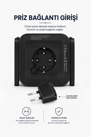 Wifi Sinyal Yaklaştırıcı Güçlendirici Yönlendirici RB-700