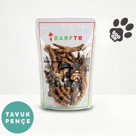 Barftr Tavuk Pençe Köpek Ödülü 500 Gr