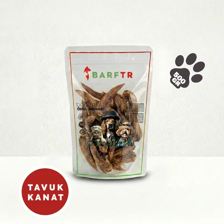 Barftr Tavuk Kanat Köpek Ödülü 500 Gr