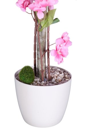 Yapay Çiçek Sitesi Yapay Sakura Bahar Dalı Ağacı 85 Cm Pembe