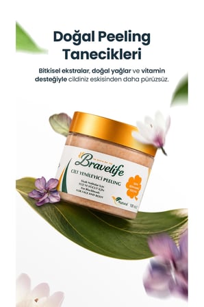 Bravelife Kayısı Çekirdekli Panthenollü Yüz Peelingi 100 ml 2'li Set