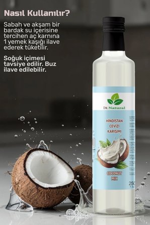 Hindistan Cevizi Karışımı 250 Ml Şurup (Coconut Mix)