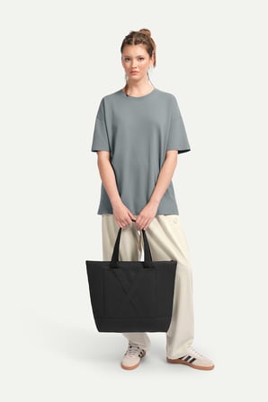 Siyah Unisex Tote Bag Çanta | (Blekto - Tar)