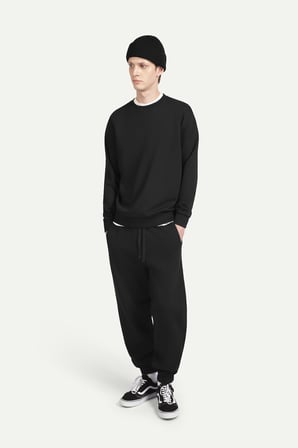 Siyah Erkek Sweatpants Pantolon | (Swant - Tar)