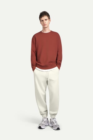 Krem Erkek Sweatpants Pantolon | (Swant - Bone)