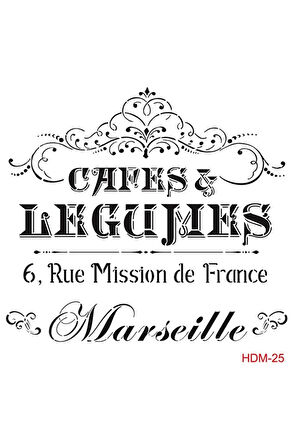 Hdm25 Home Dekor Midi Stencil (25x25)