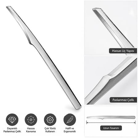Sunup 13 Cm Paslanmaz Çelik Nasır Ve Ölü Deri Kazıyıcı