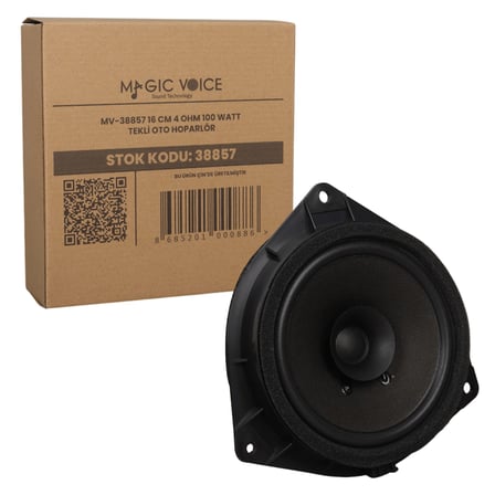 Magicvoice MV-38857 16 Cm 4 Ohm 100 Watt Hyundaı Araçlar İçin Tekli Oto Hoparlör
