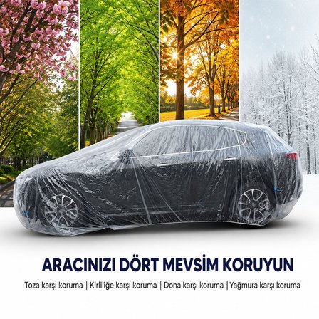 Sunup SN-38878 XL Beden Pe Araç Örtüsü 4.8X7.5M