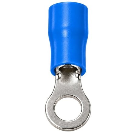 Powermaster PM-39060 1,5-2,5Mm2 Kesit 20X6,5X6,5Mm Soket Mavi İzoleli Kablo Pabucu (100'Lü Paket)