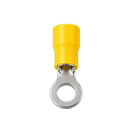 Powermaster PM-39078 4-6Mm2 Kesit 34X15x8mm Soket Sarı İzoleli Kablo Pabucu (100'Lü Paket)