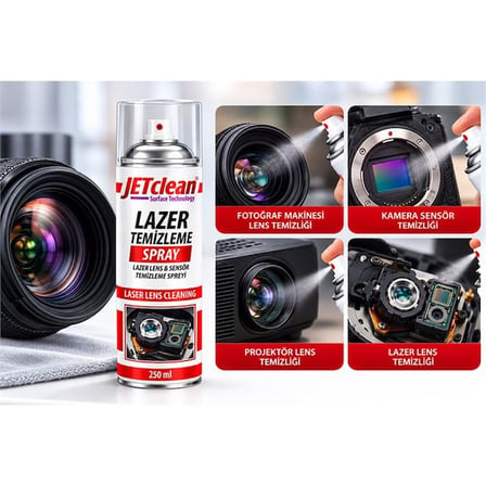Jetclean 250ML Lazer Lens Sensör Temizleme Spreyi