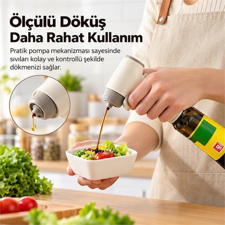 Damlatmaz Yağ Şişesi Başlığı Akıtmaz Yağlık Şişe Ucu Otomatik Sızdırmaz Zeytinyağı Sirkelik Aparatı