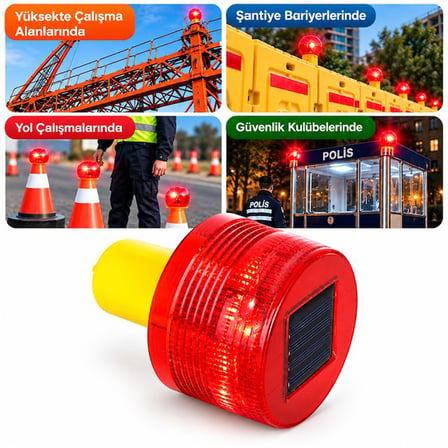 Powermaster PM-39273 Kırmızı İkaz Lambası 125X80mm