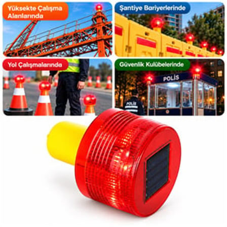 Powermaster PM-39275 Kırmızı İkaz Lambası 125X80mm