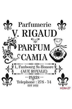 Hdm27 Home Dekor Midi Stencil (25x25)