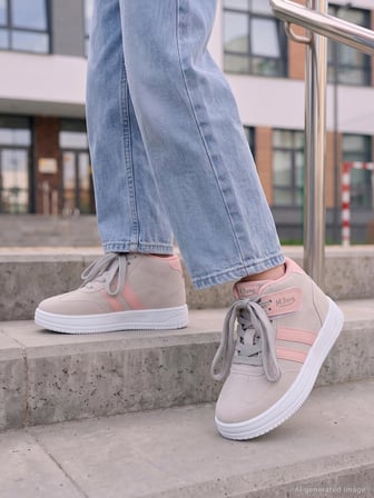 MPONE FT SPORTS CASUAL | Okul Kreş ve Günlük Kullanım - Gri