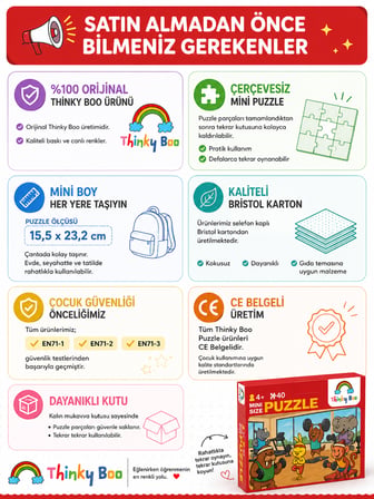 Astronotlar Mini Puzzle 40 Parça 3-7 Yaş Eğitici Çocuk Puzzle Yapboz