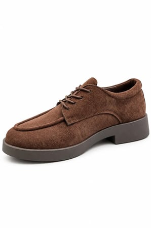 Liana Süet Görünümlü Bağcıklı Kadın Loafer