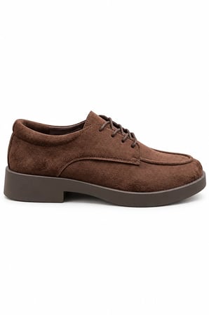 Liana Süet Görünümlü Bağcıklı Kadın Loafer