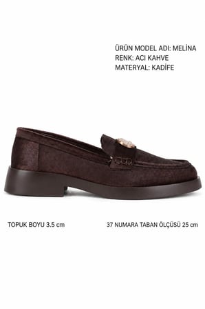 Melina Metal Aksesuarlı Kadın Loafer