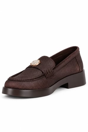 Melina Metal Aksesuarlı Kadın Loafer