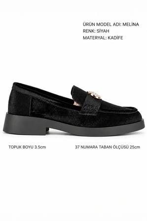 Melina Metal Aksesuarlı Kadın Loafer