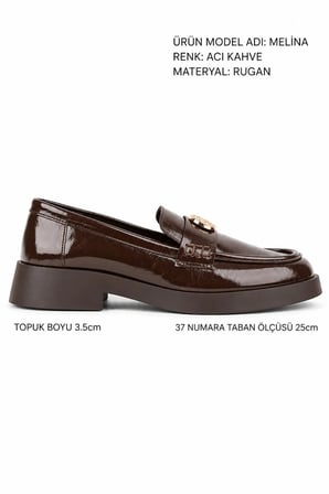 Melina Metal Aksesuarlı Kadın Loafer
