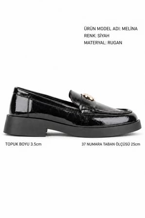 Melina Metal Aksesuarlı Kadın Loafer