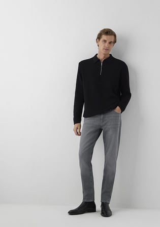 Madrıd Mavi Black Gri Jean Pantolon 000152-A4081