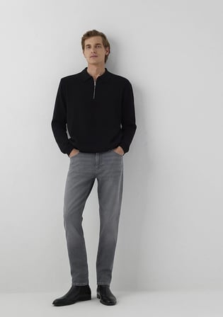 Madrıd Mavi Black Gri Jean Pantolon 000152-A4081