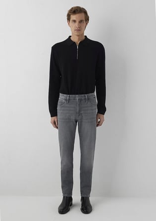 Madrıd Mavi Black Gri Jean Pantolon 000152-A4081