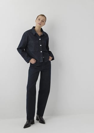 Leıla Denim Studio Çizgili Rinse Jean Pantolon 1010600-A7441