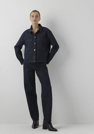 Leıla Denim Studio Çizgili Rinse Jean Pantolon 1010600-A7441