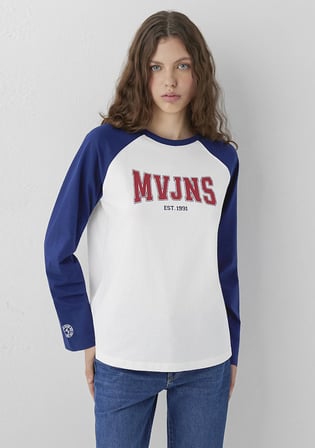 MVJNS Baskılı Ekru Tişört 1620094-70057