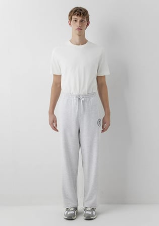 Mavi Logo Gri Eşofman Altı 0010654-80196