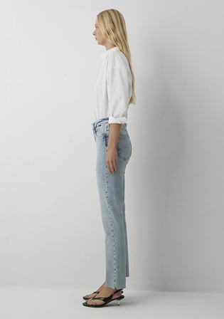 New york Iconic Taşlı Indigo Mavisi Jean Pantolon 101441-A7446