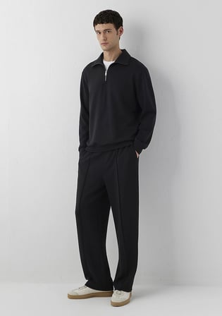 (Tencel™) Modal Karışımlı Siyah Eşofman Altı 0024586-900