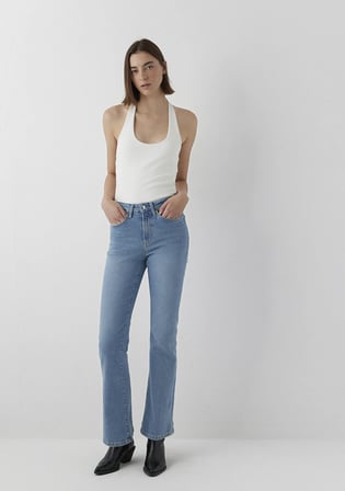 Blıss Premium Blue Puslu Açık Mavi Jean Pantolon 101437-A7437