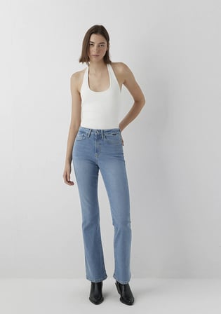 Blıss Premium Blue Puslu Açık Mavi Jean Pantolon 101437-A7437