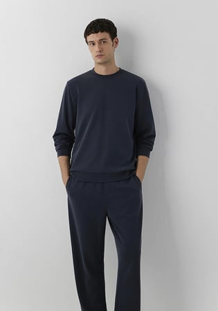 (Tencel™) Modal Karışımlı Siyah Sweatshirt 0S10478-900