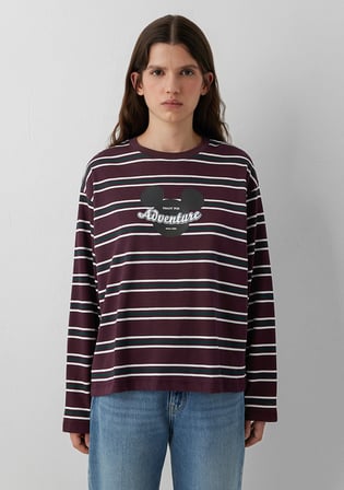 Mickey Mouse Baskılı Tişört 1620368-A7452