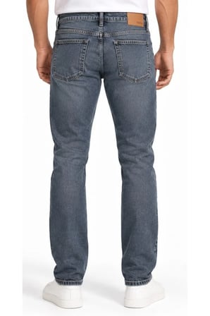 M00351A4232 Marcus Dark Indigo Str Jean Pantolon Erkek Kot Pantolon LACİVERT