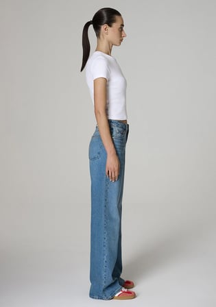 Team Mavi Futbol Koleksiyonu Malibu Mid Brushed Jean Pantolon 1010152-A7536