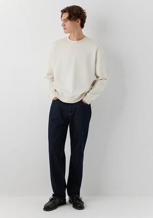 Bej Basic Sweatshirt 0S20165-70134