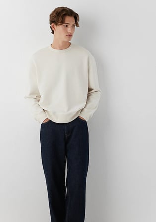 Bej Basic Sweatshirt 0S20165-70134
